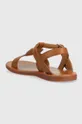 Detské kožené sandále Pom D'api  Zvršok: Prírodná koža Vnútro: Prírodná koža Podrážka: Syntetická látka