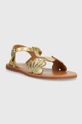 Pom D'api sandale de piele O1GDCN0401.35.38 aur SS23