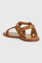 Detské kožené sandále Pom D'api  Zvršok: Prírodná koža Vnútro: Prírodná koža Podrážka: Syntetická látka