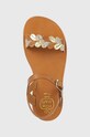 Pom D'api sandały skórzane dziecięce brązowy O1GICR04R1.31.34