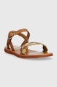 Pom D'api sandały skórzane dziecięce O1GICR04R1.24.27 brązowy SS23