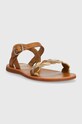 Pom D'api sandale din piele pentru copii O1GICR04R1.28.30 maro SS23