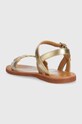 Dievča Detské kožené sandále Pom D'api O1GICS04R2.24.27 zlatá