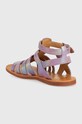 Fete Pom D'api sandale din piele pentru copii O1GLAN0402.31.34 violet
