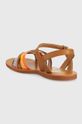 Dětské kožené sandály Pom D'api  Svršek: Přírodní kůže Vnitřek: Přírodní kůže Podrážka: Umělá hmota
