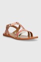 Pom D'api sandale din piele pentru copii O1GVAB0401.35.38 roz SS23
