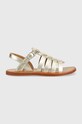 Pom D'api sandale din piele pentru copii aur O1GYAB04R3.31.34