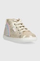 Παιδικά δερμάτινα αθλητικά παπούτσια Shoo Pom O4DEAD0402 χρυσαφί SS23