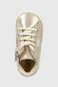 χρυσαφί Παιδικά δερμάτινα αθλητικά παπούτσια Shoo Pom