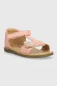 Detské kožené sandále Shoo Pom ružová