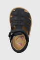 tmavomodrá Detské semišové sandále Shoo Pom