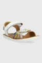 Detské kožené sandále Shoo Pom biela