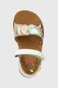 bijela Dječje kožne sandale Shoo Pom