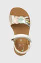 bela Otroški usnjeni sandali Shoo Pom