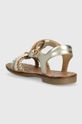 Fete Shoo Pom sandale din piele pentru copii O4RIAK0402.28.34 argintiu