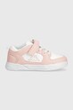 Kappa sneakersy dziecięce imitacja skóry licowej różowy 260932K