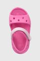 ostrá růžová Dětské sandály Crocs
