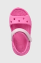 рожевий Дитячі сандалі Crocs