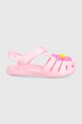 Crocs sandale copii ISABELLA CHARM SANDAL Produs pentru bebe roz 208445.CROCS.ISABELLA.C