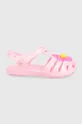 рожевий Дитячі сандалі Crocs ISABELLA CHARM SANDAL Для дівчаток
