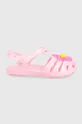 rózsaszín Crocs gyerek szandál ISABELLA CHARM SANDAL Lány