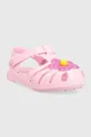 Дитячі сандалі Crocs ISABELLA CHARM SANDAL рожевий