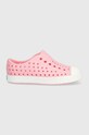 Native tenisówki dziecięce JEFFERSON slip on różowy 13100100