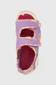 fialová Detské sandále Keen