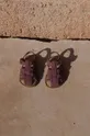 roza Otroški sandali iz semiša Konges Sløjd Dekliški