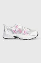 pastelově růžová Dětské sneakers boty New Balance NBGR530 Dívčí