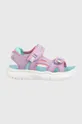 фіолетовий Дитячі сандалі Skechers Flex Splash Vibrant Mood Для дівчаток