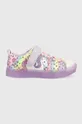 μωβ Παιδικά πάνινα παπούτσια Skechers Twinkle Sparks Ice Unicorn Για κορίτσια