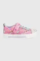 ροζ Παιδικά πάνινα παπούτσια Skechers Για κορίτσια