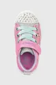 ροζ Παιδικά πάνινα παπούτσια Skechers Twinkle Sparks Unicorn Sunshine