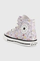 Dziewczynka Converse trampki dziecięce A03593C fioletowy