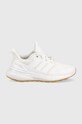 Дитячі кросівки adidas RapidaSport K імітація лицьової шкіри білий HP6129
