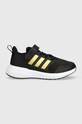 adidas sneakersy dziecięce FortaRun 2.0 EL K syntetyczny czarny HP5442