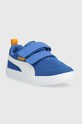 Puma sneakersy dziecięce Courtflex v2 Mesh V PS 37175814.PPYX niebieski SS23