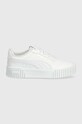 Puma sneakers pentru copii Carina 2.0 PS Planet friendly alb 38618602.PPYX