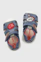 modrá Detské kožené sandále Biomecanics Detský