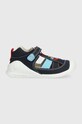 Biomecanics sandale copii Planet friendly bleumarin 232188