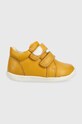 Geox buty dziecięce imitacja skóry licowej żółty B254NB.08554