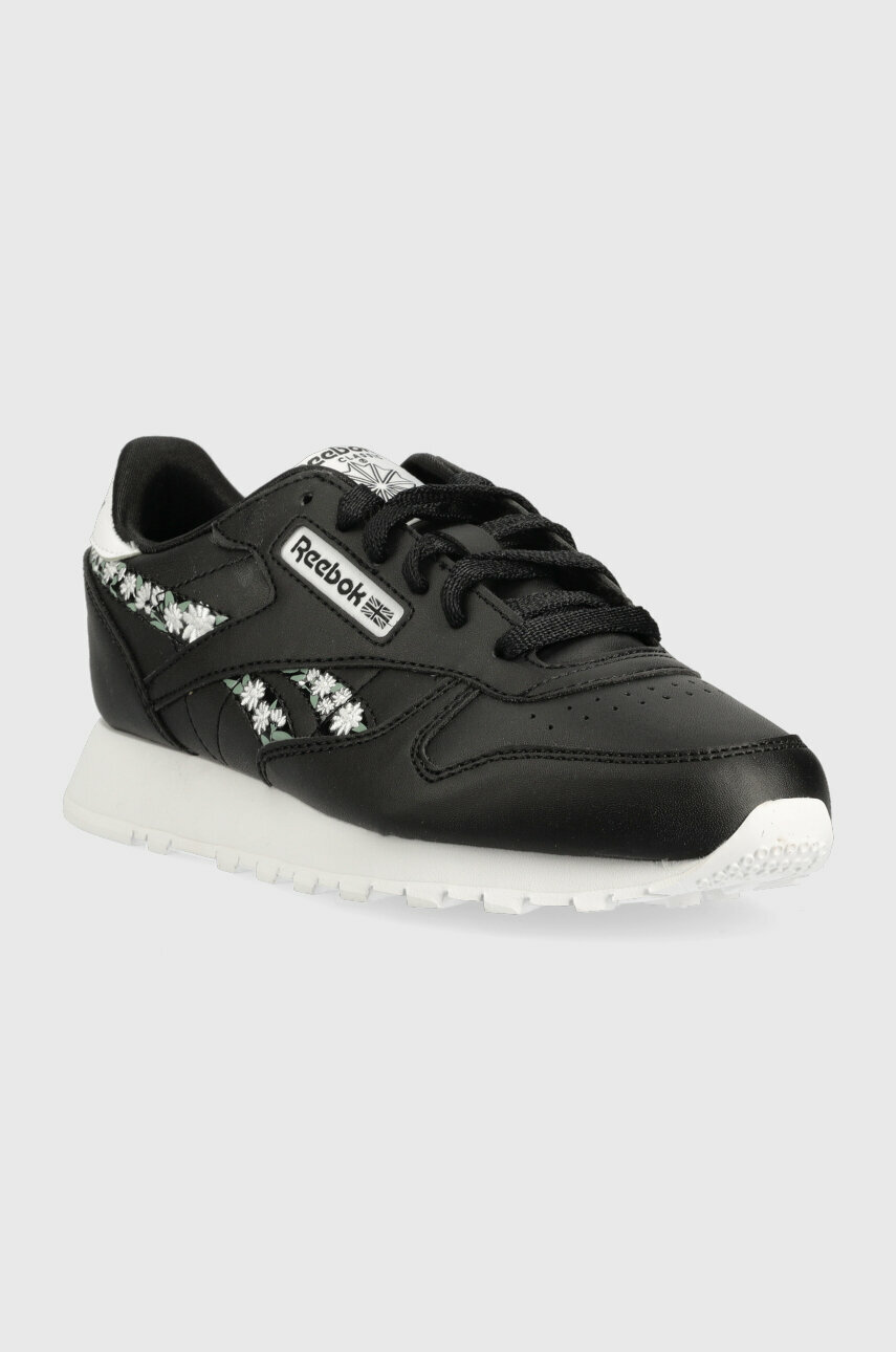 Dětské sneakers boty Reebok Classic CL LTHR černá