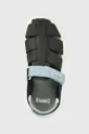 čierna Detské kožené sandále Camper