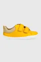 κίτρινο Δερμάτινα παιδικά κλειστά παπούτσια Camper Παιδικά