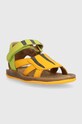 Детски сандали от кожа Camper K800524.001 оранжев SS23