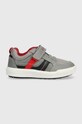 Geox sneakersy dziecięce imitacja skóry licowej szary J164AA.0MEFU.24.27