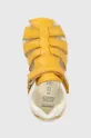 žltá Detské kožené sandále Geox