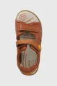 hnedá Detské kožené sandále Geox