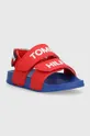Otroški sandali Tommy Hilfiger rdeča